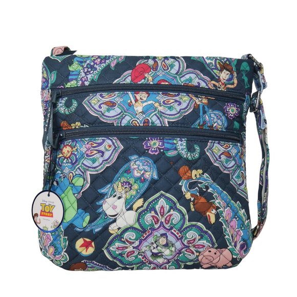 Vera Bradley X Toy Story Andy's Room Disney Triple Zip Hipster Crossbody Bag NWT - Picture 1 of 9